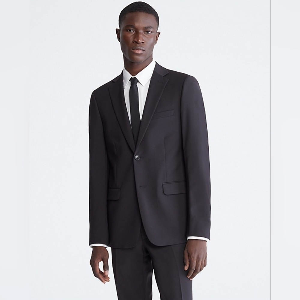Calvin Klein Slim FIt Men's Black Blazer Sz XL